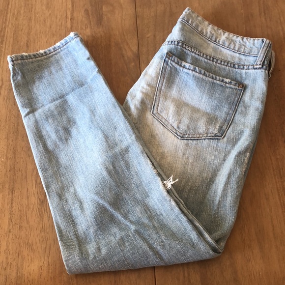 Pistola, distressed mid rise jeans, light wash, size 25 - Picture 2 of 4